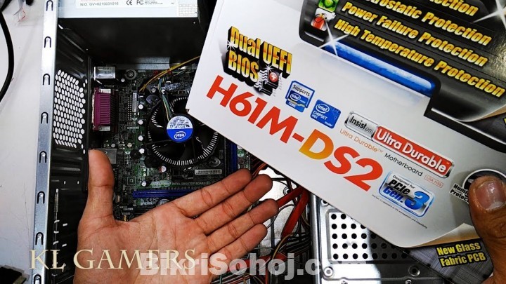 Gigabyte Genuine GA-H61M-DS2 Desktop Motherboard